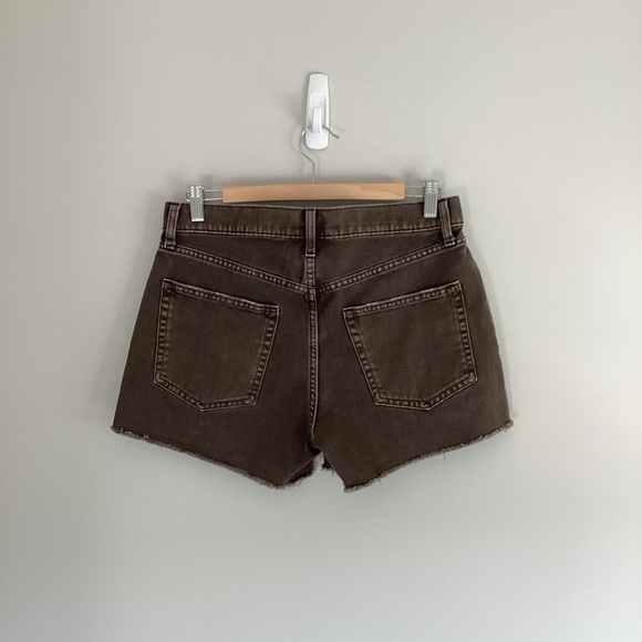 Gap 3.5" Low Stride denim shorts, espresso brown - Picture 6 of 7